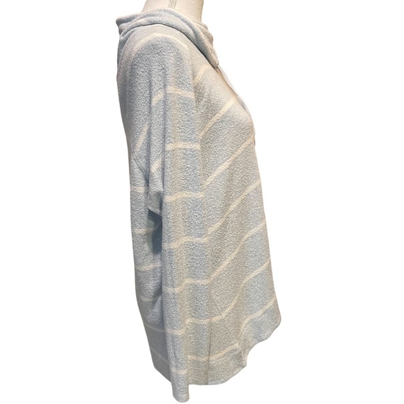 Ruby Rd. Petite Blue Cowl Neck Fleece. Size PL. - Picture 3 of 8